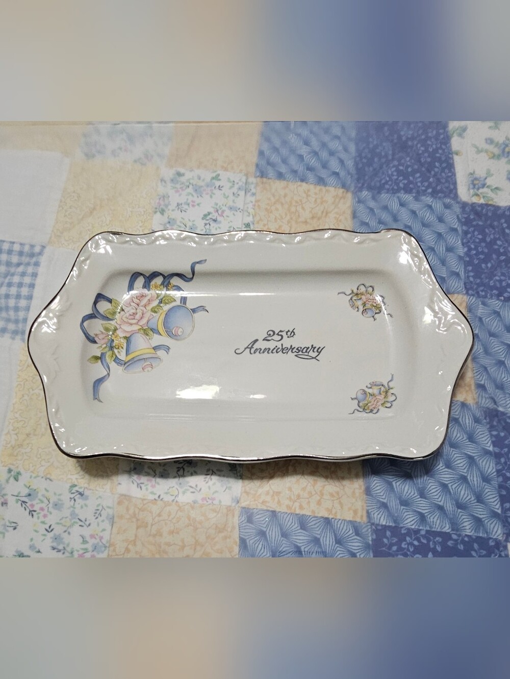 25th Anniversary Porcelain Dish